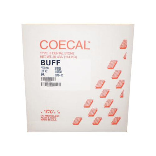 GC America Inc 310125 COECAL Buff Type III Dental Laboratory Stone 25 Lb GC America Inc 310125 COECAL Buff Type III Dental Laboratory Stone 25 Lb